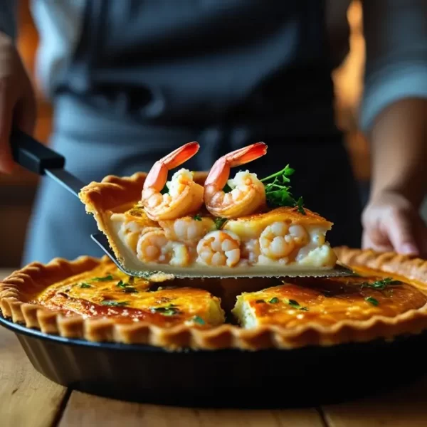 Como fazer empadão de camarão