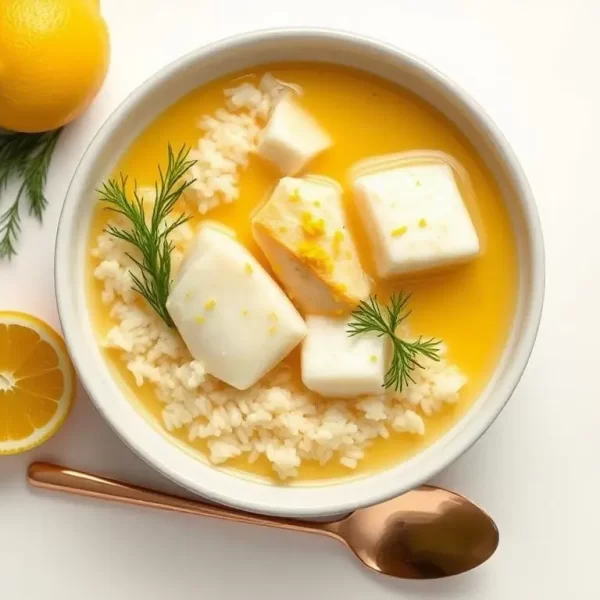 Receita de Avgolemono com Peixe para a Páscoa