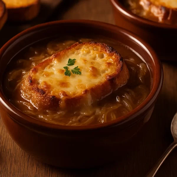 Receita Sopa de cebola Francesa gratinada