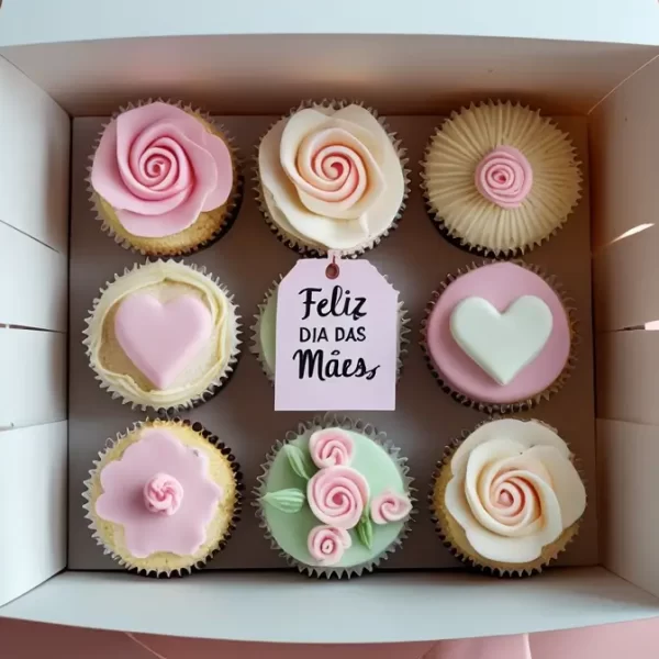 Receita de Mini Cupcakes para Presente
