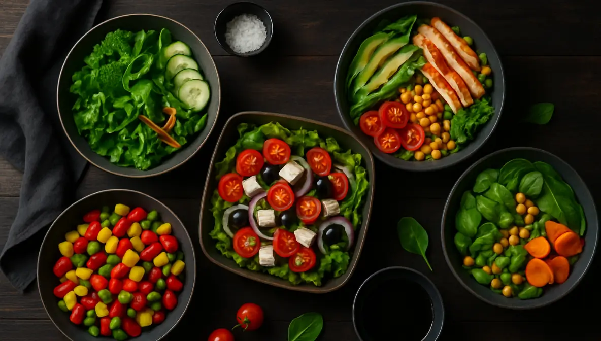 5 Saladas práticas do dia a dia