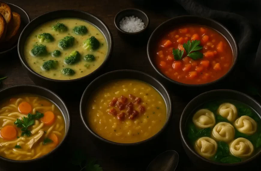 5 Sopas Rápidas para Dias Frios