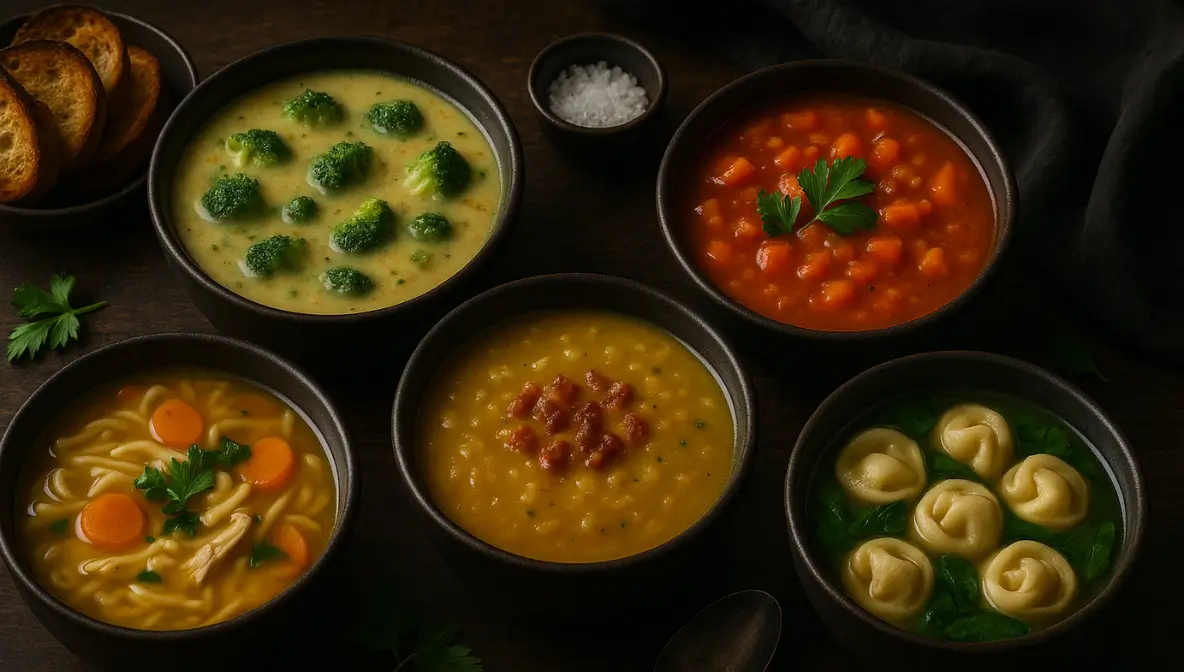 5 Sopas Rápidas para Dias Frios