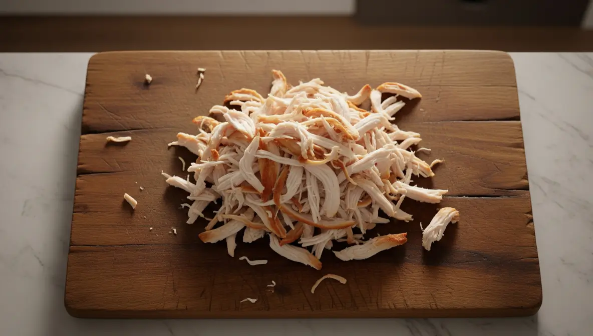 Como desfiar frango de forma fácil ?