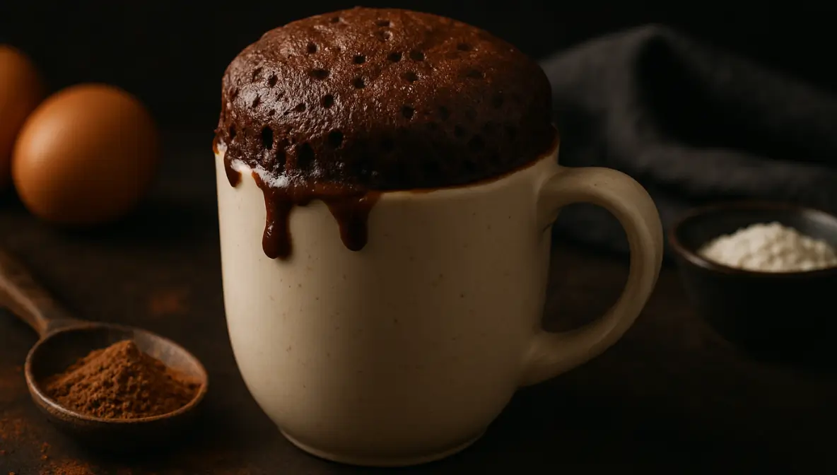 Como eu fiz Bolo de caneca superfácil