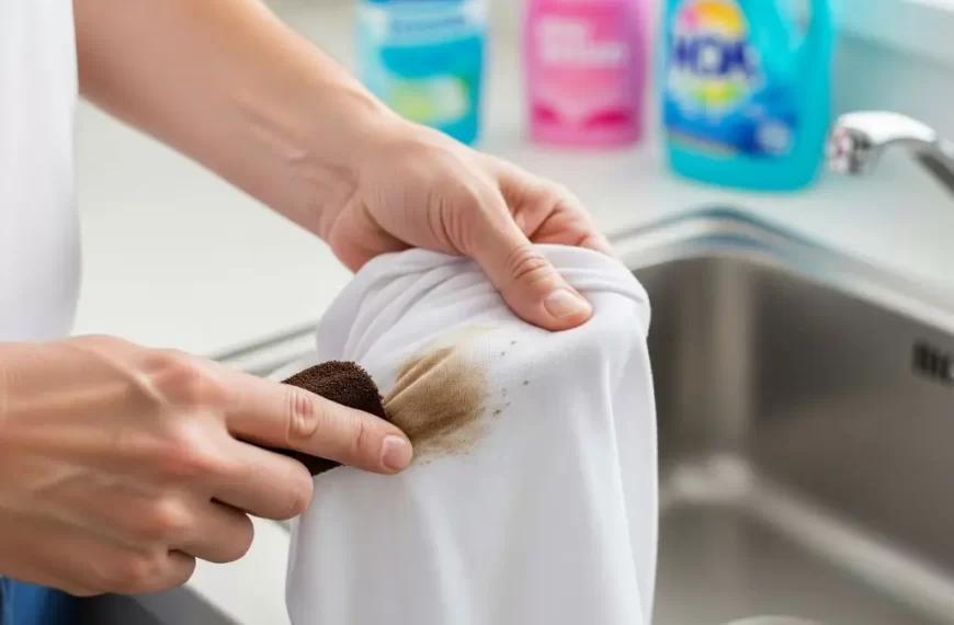 Como tirar manchas difíceis de roupas: o que aprendi na prática