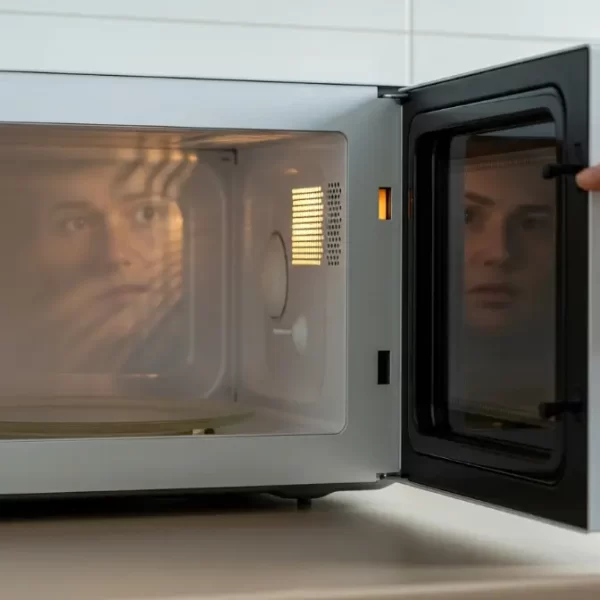 Nunca ligue o micro-ondas vazio vou te explicar o motivo