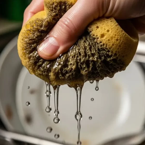 O que a esponja da pia esconde?
