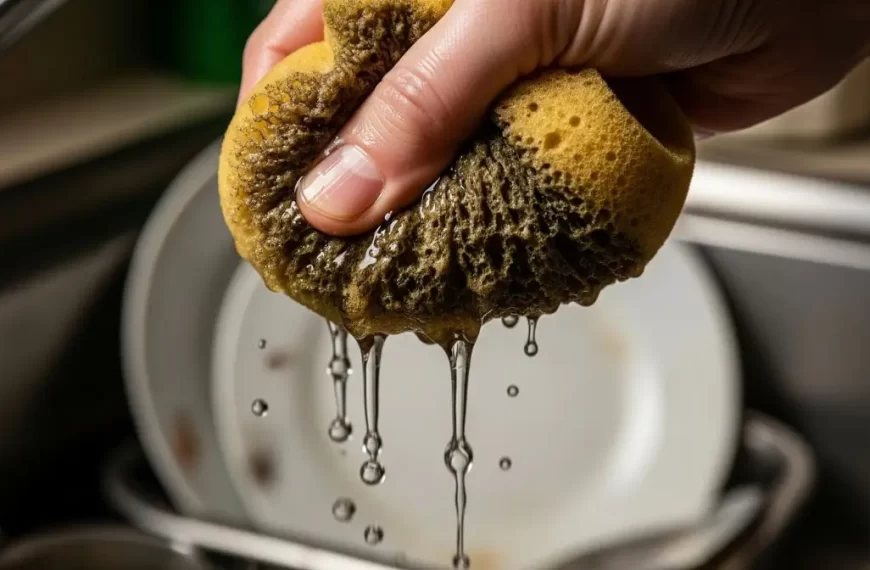 O que a esponja da pia esconde?