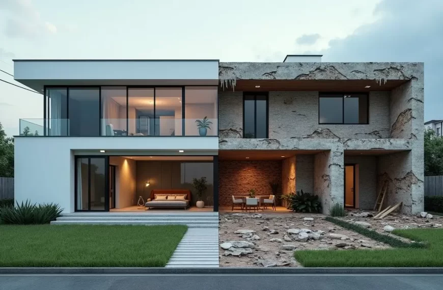 O que sai mais barato: reformar ou derrubar e construir de novo?