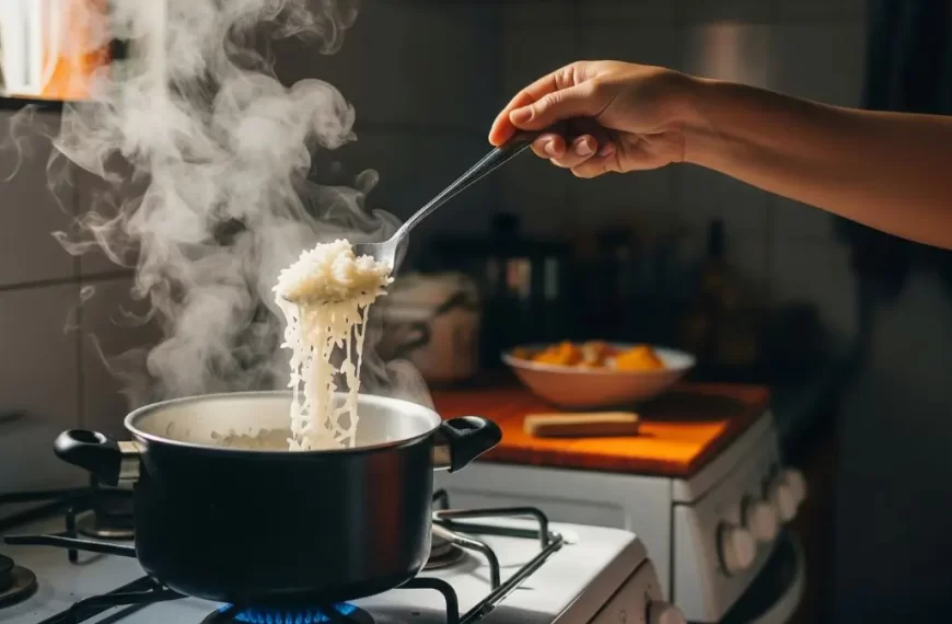 Por que o arroz empapa ou fica cru?