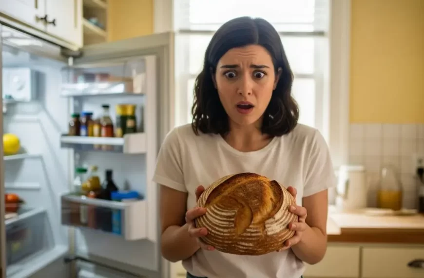 Por que o pão fica duro se guardado na geladeira?