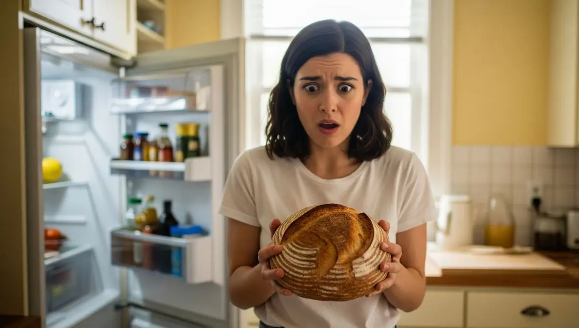 Por que o pão fica duro se guardado na geladeira?