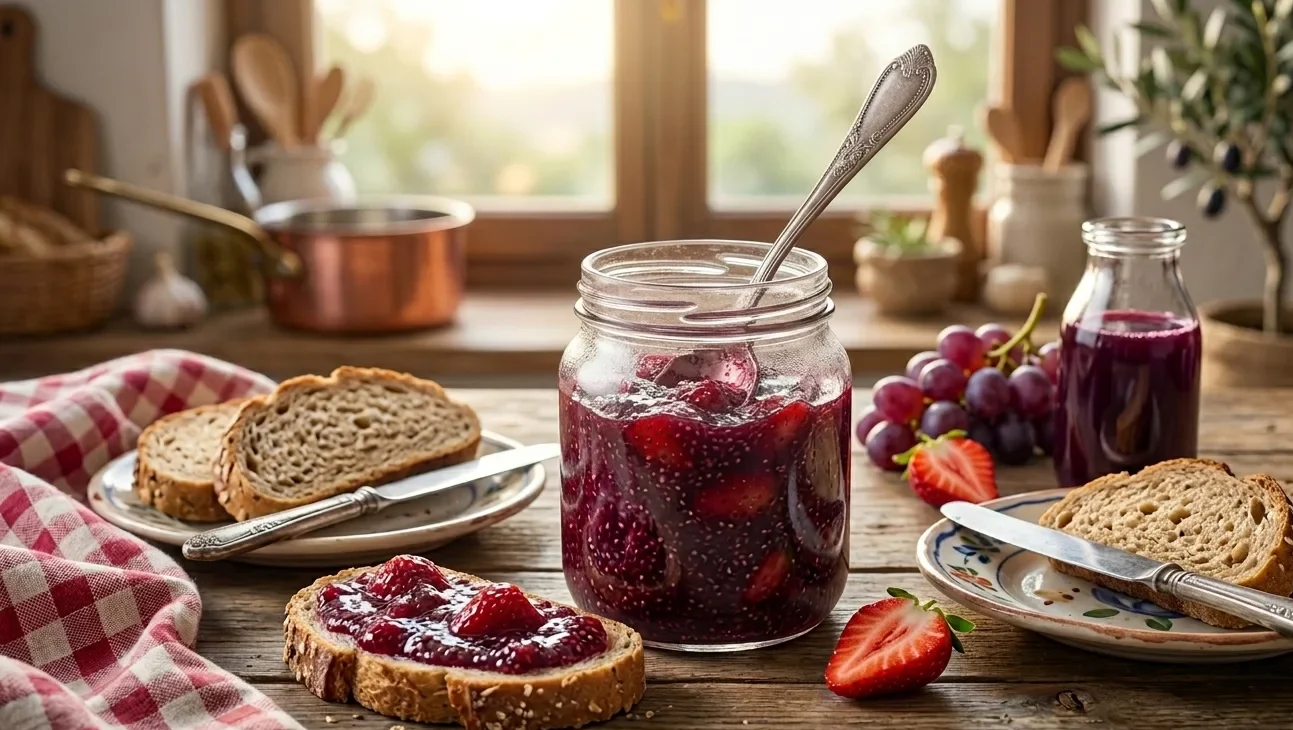 Geleia Fit de Uva ZERO AÇUCAR E 100% NATURAL